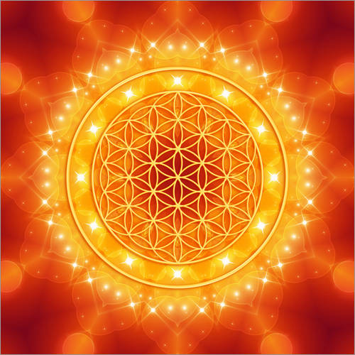 Die Blume des Lebens: Symbol zu den Solfeggio-Frequenzen